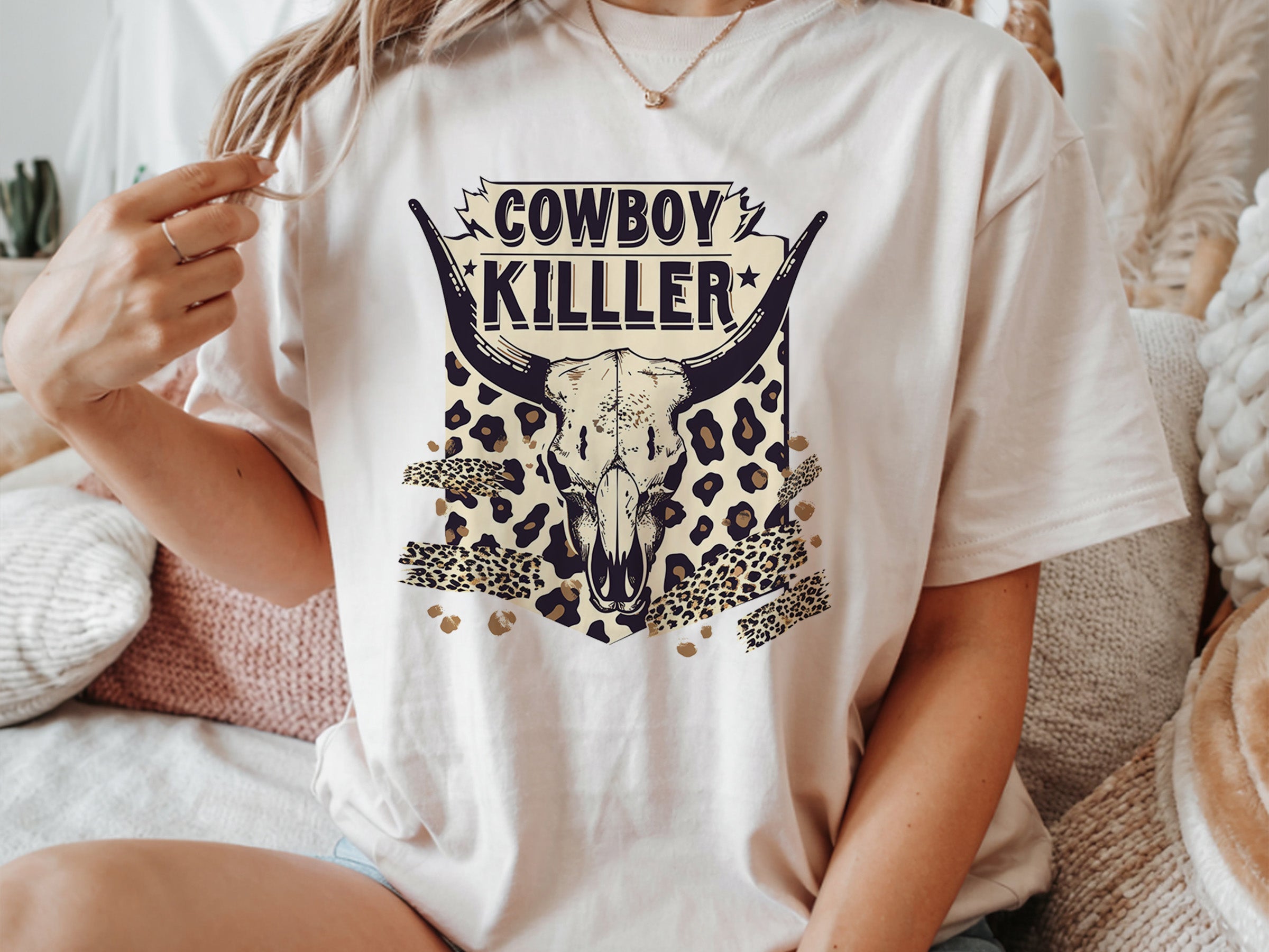 western 009 turquoise western mama tee