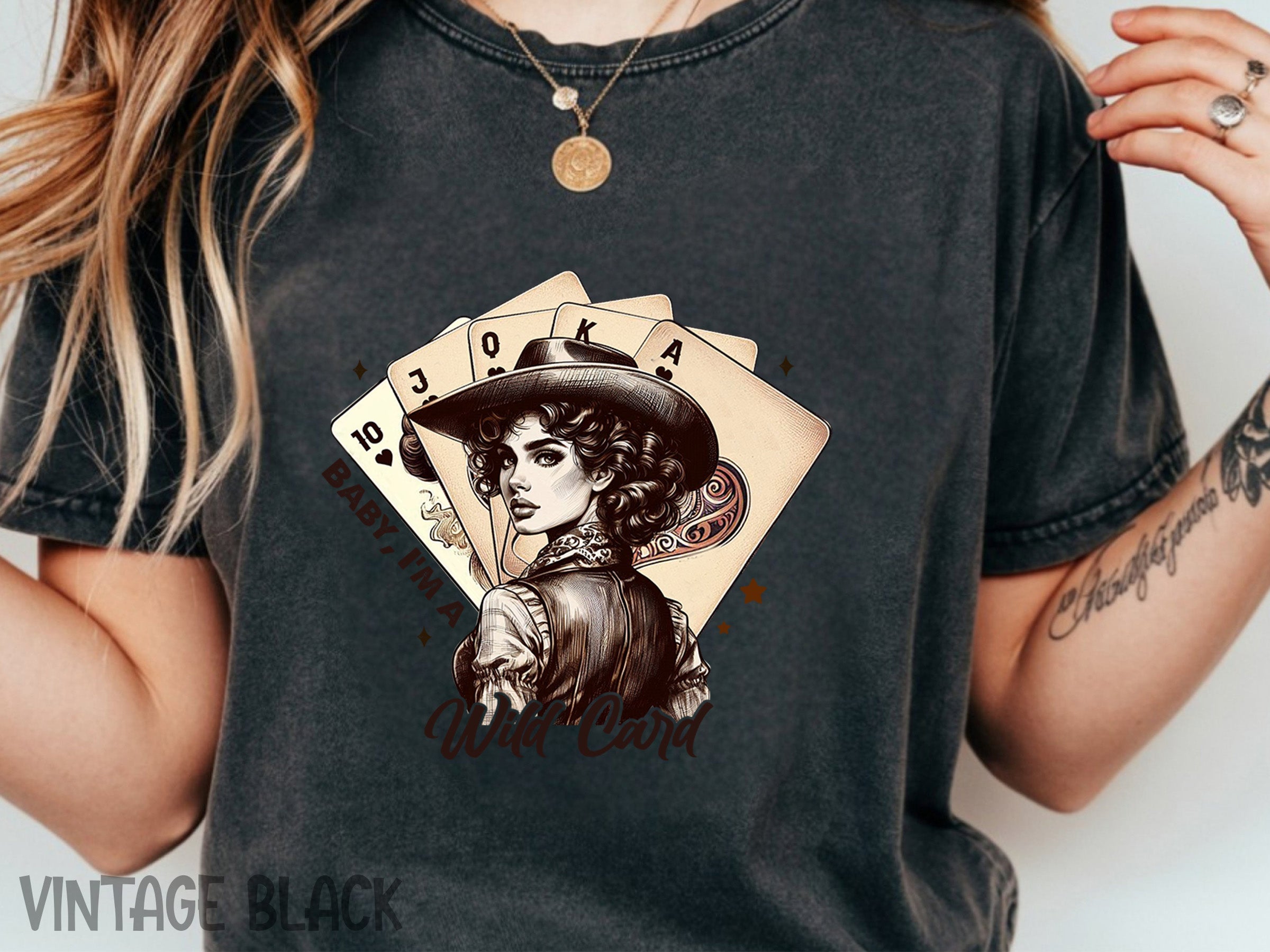 western 020 wild west bull skull tee