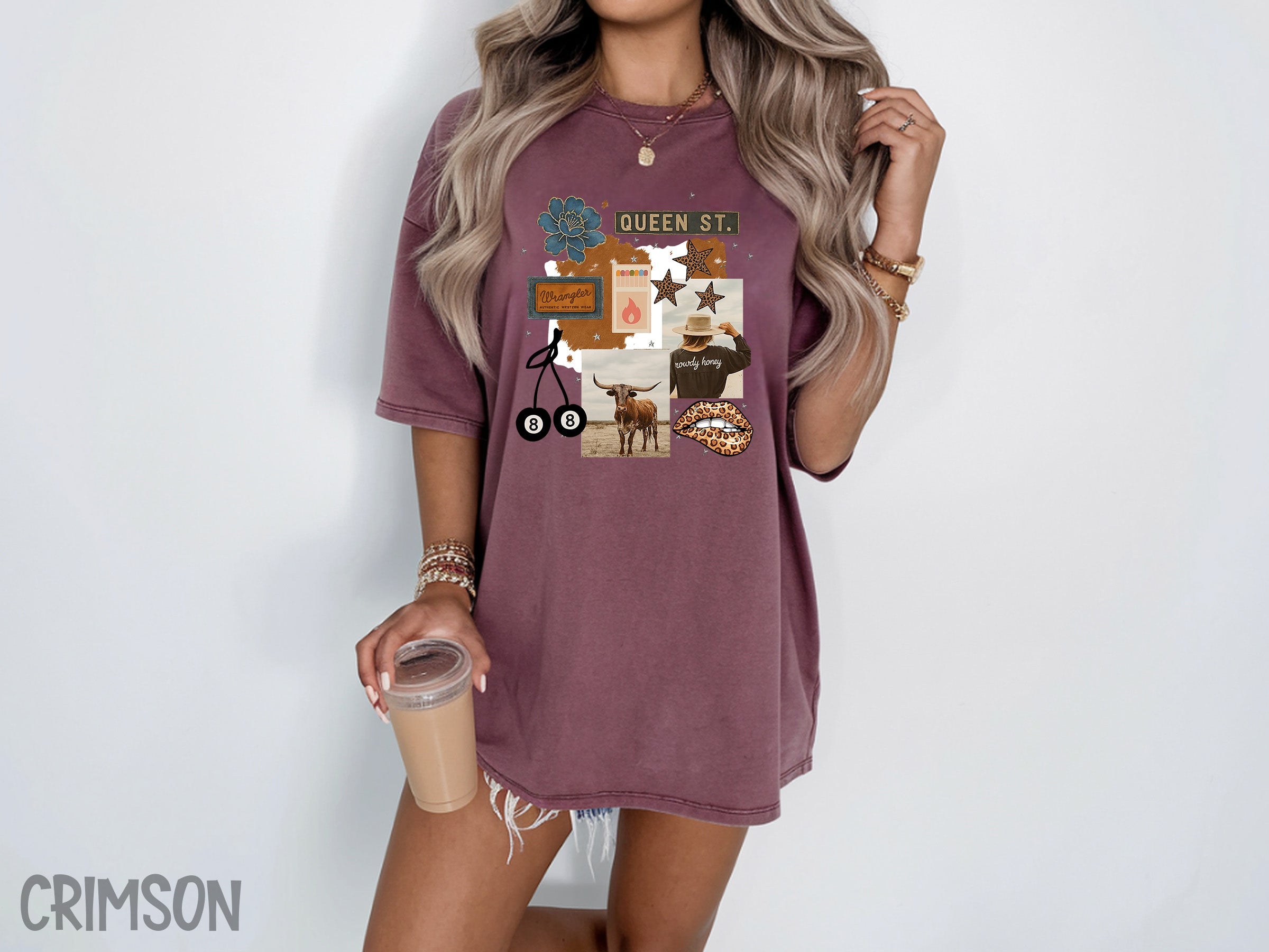 western 009 turquoise western mama dtf transfer