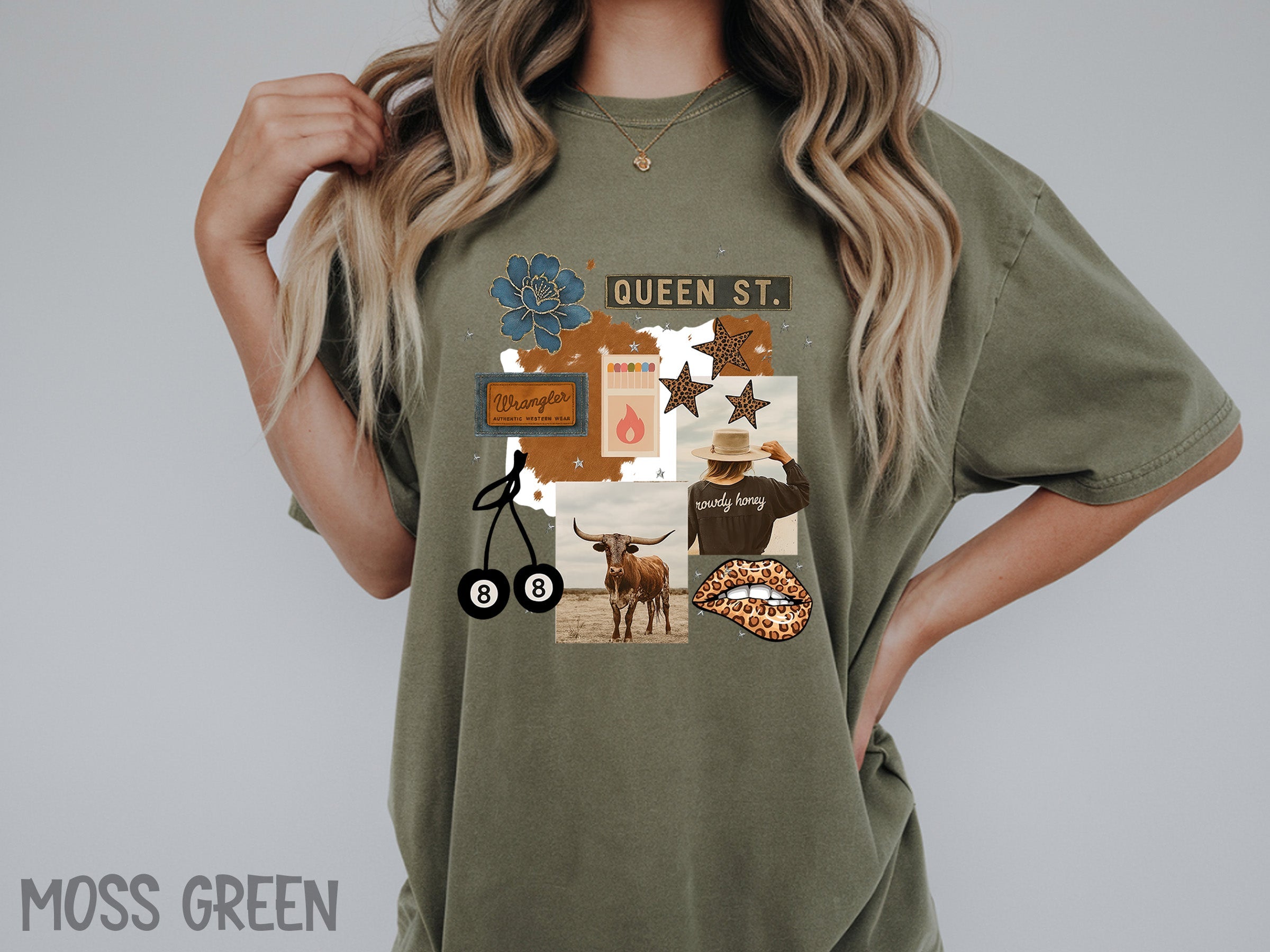 western 009 turquoise western mama dtf transfer