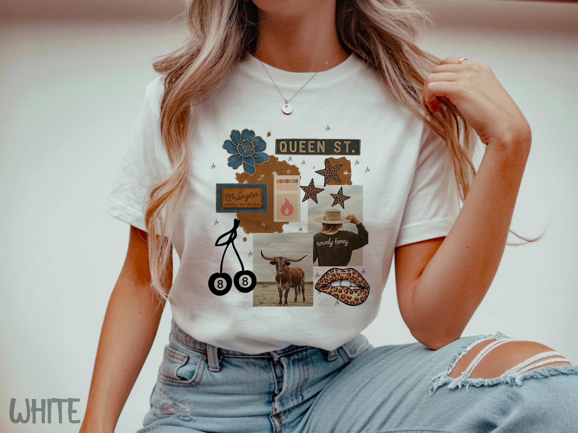 western 009 turquoise western mama dtf transfer