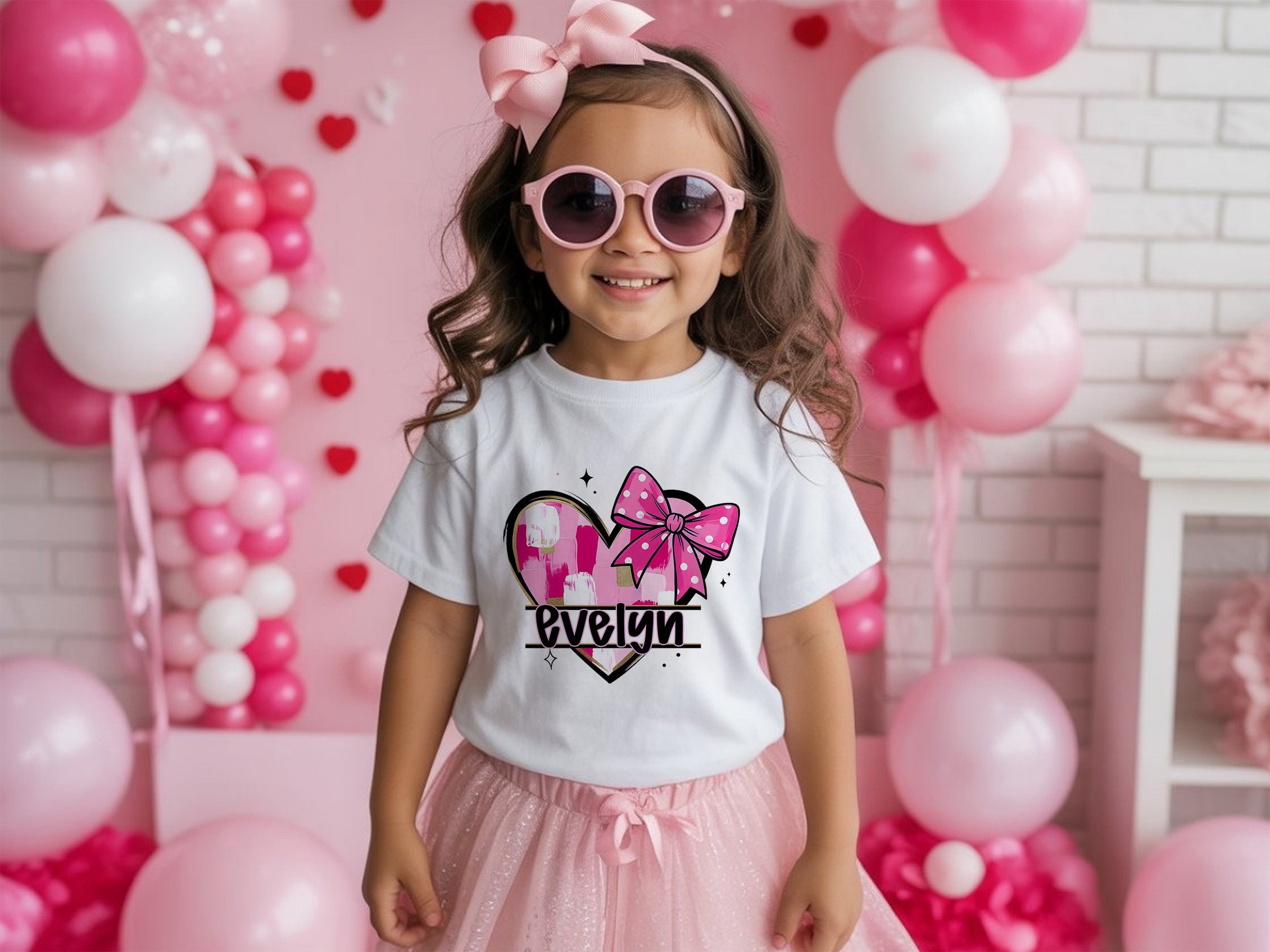 personalized 082 patches of heart personalized youth tee