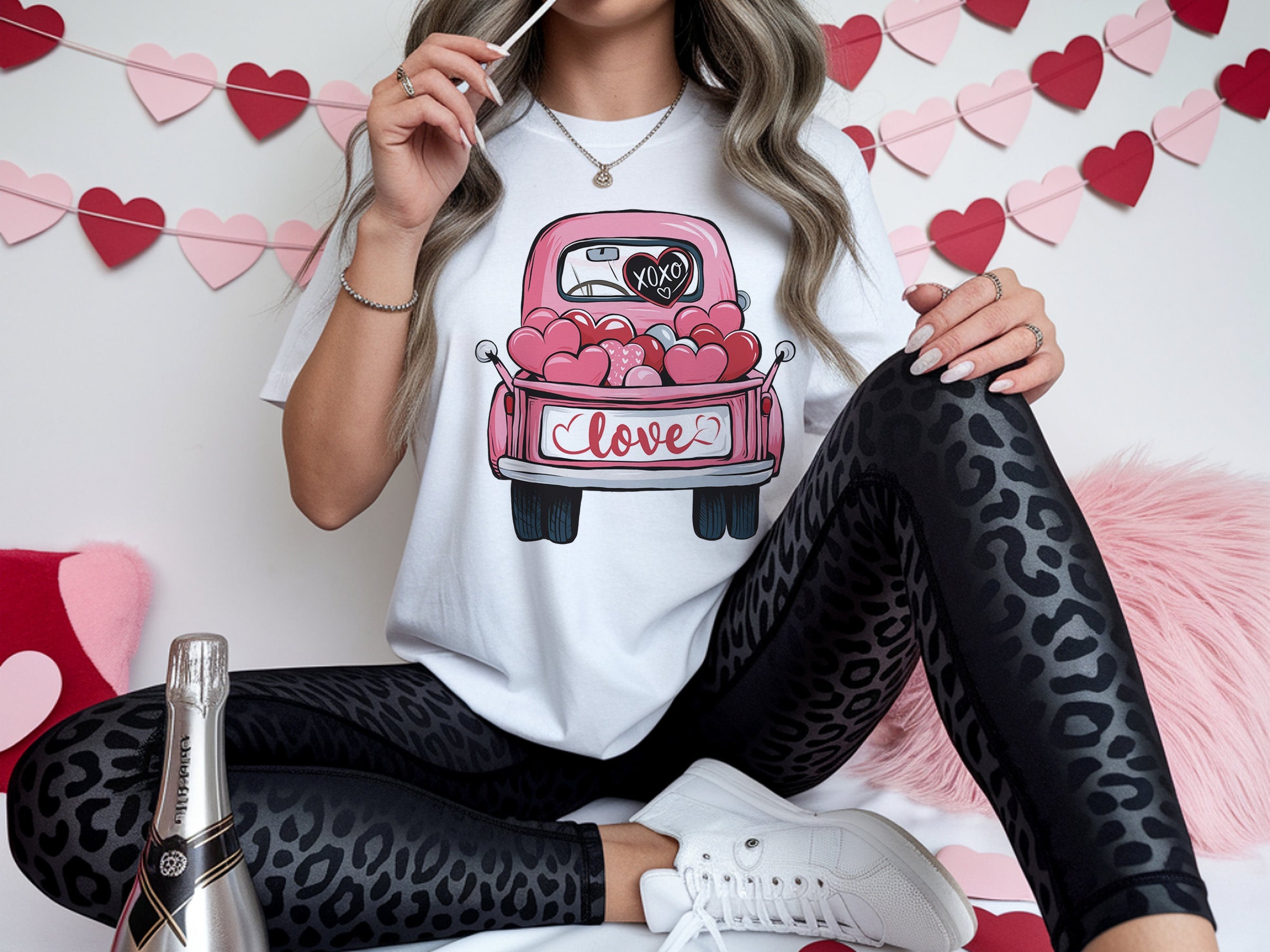 valentines 004 valentine s love truck tee