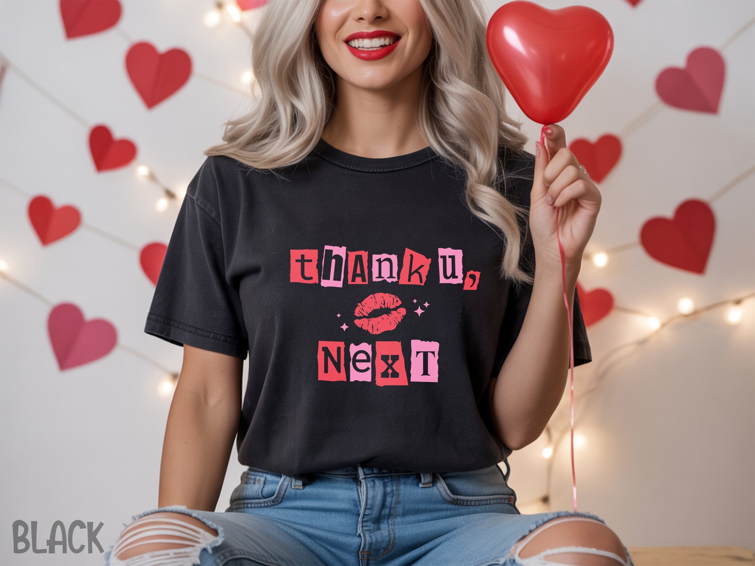 valentines 005 thank you next kisses tee
