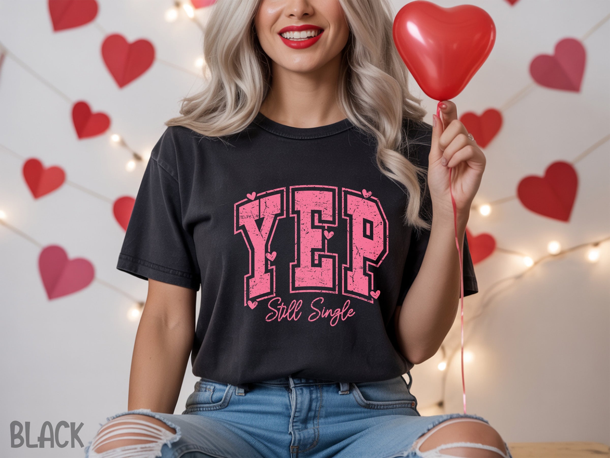 valentines 010 yep still single tee