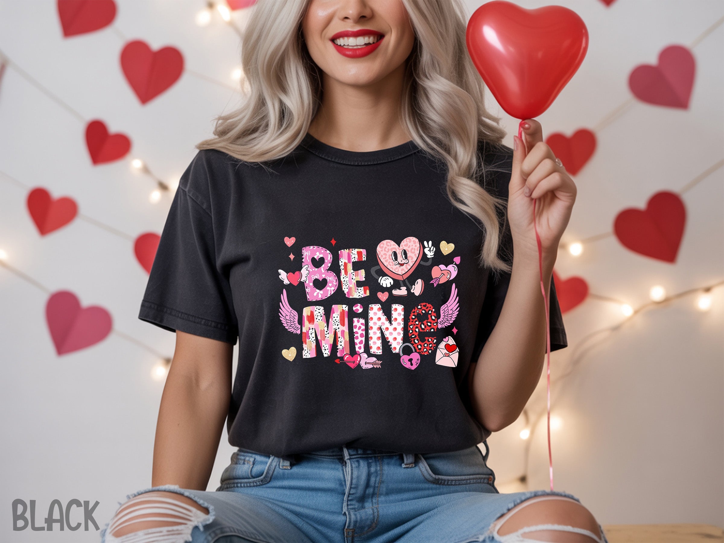 valentines 015 be mine valentines tee