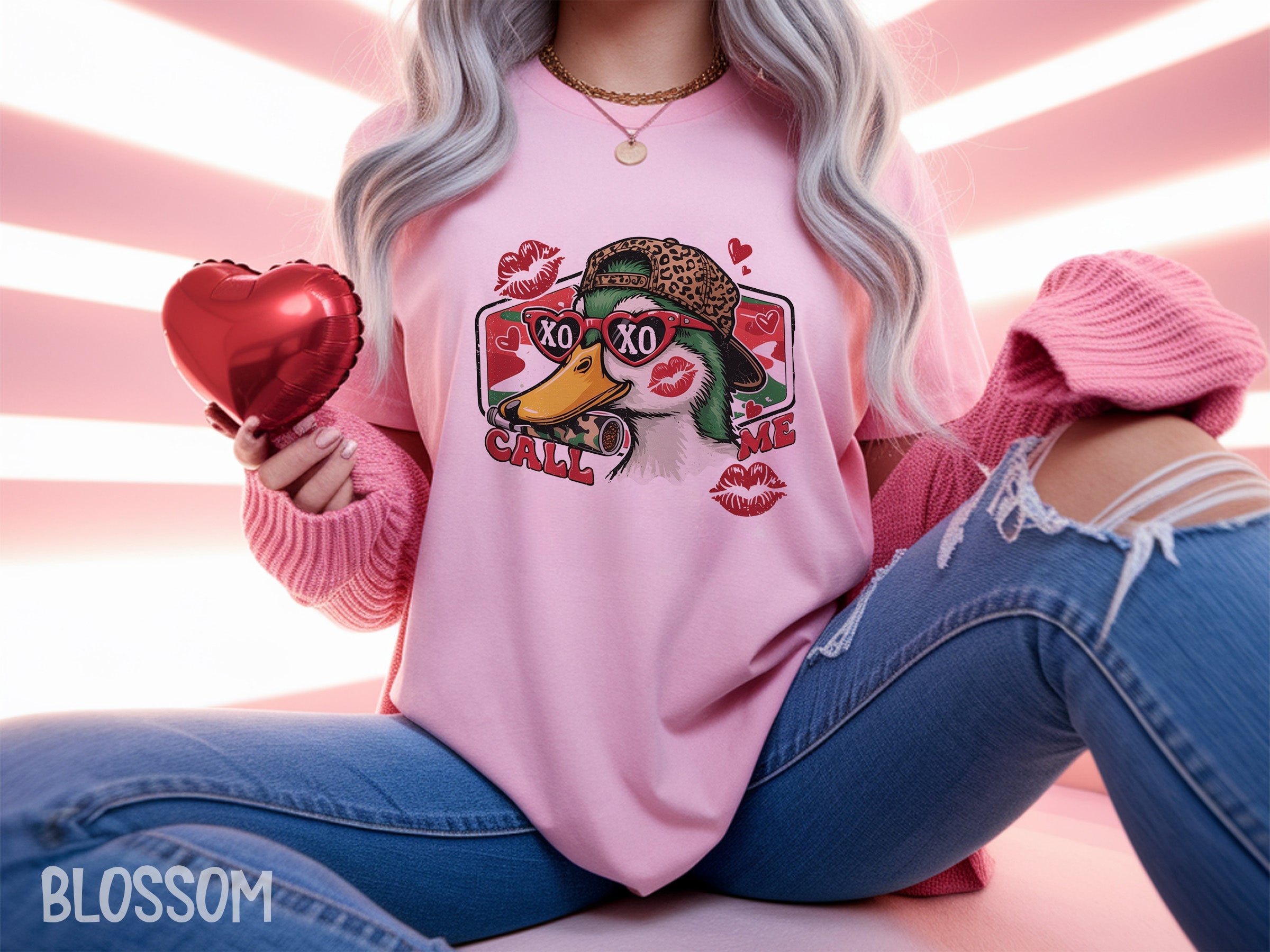 valentines 038 fluffy valentine bow tee