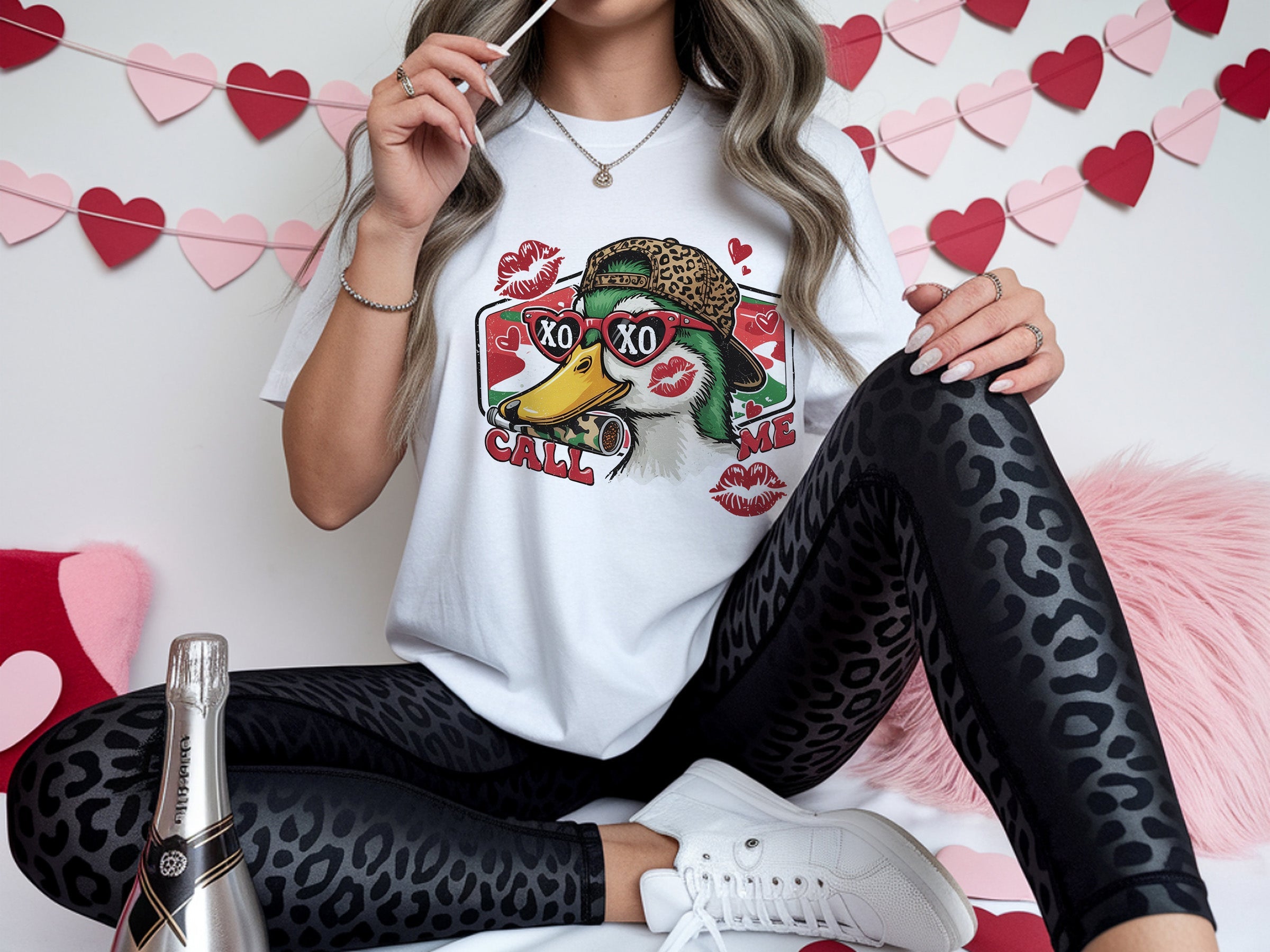 valentines 038 fluffy valentine bow tee