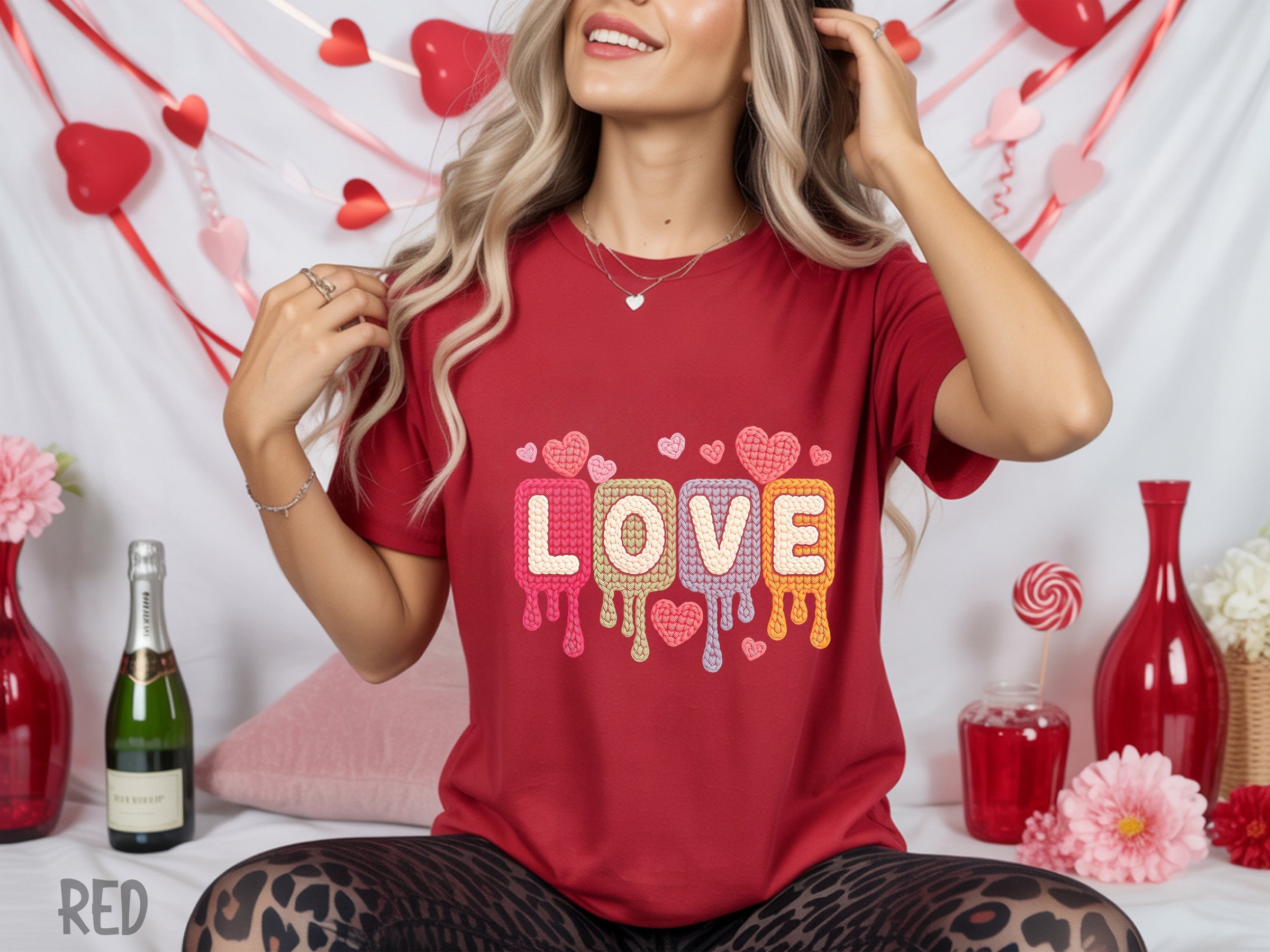 valentines 058 roses are red people are fake tee