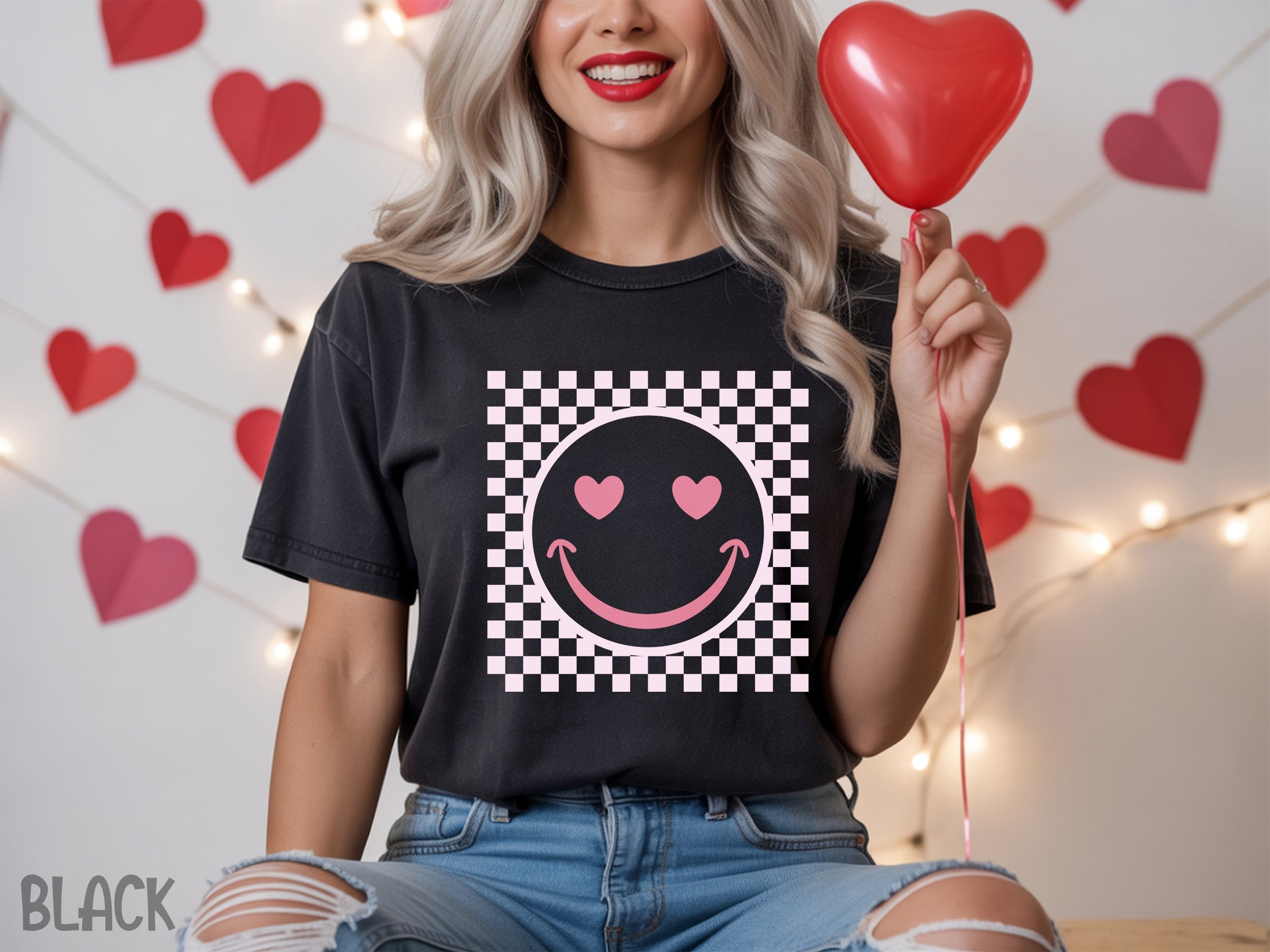 valentines 043 crochet cherry hearts dtf transfer