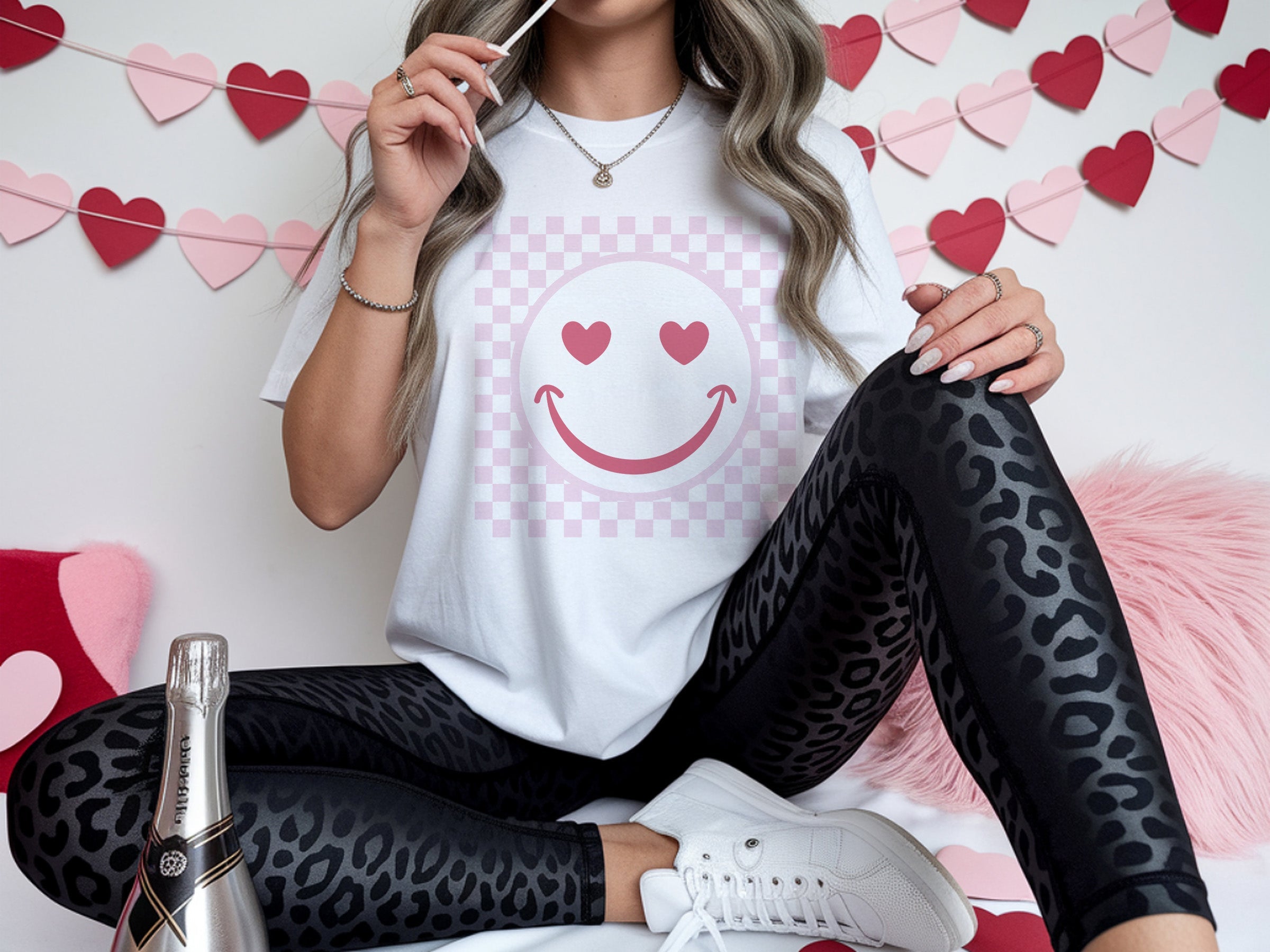 valentines 044 love crochet with cherries dtf transfer