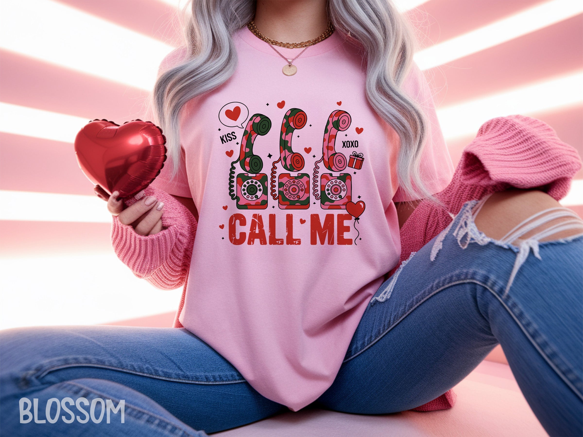 valentines 077 silly goose front tee