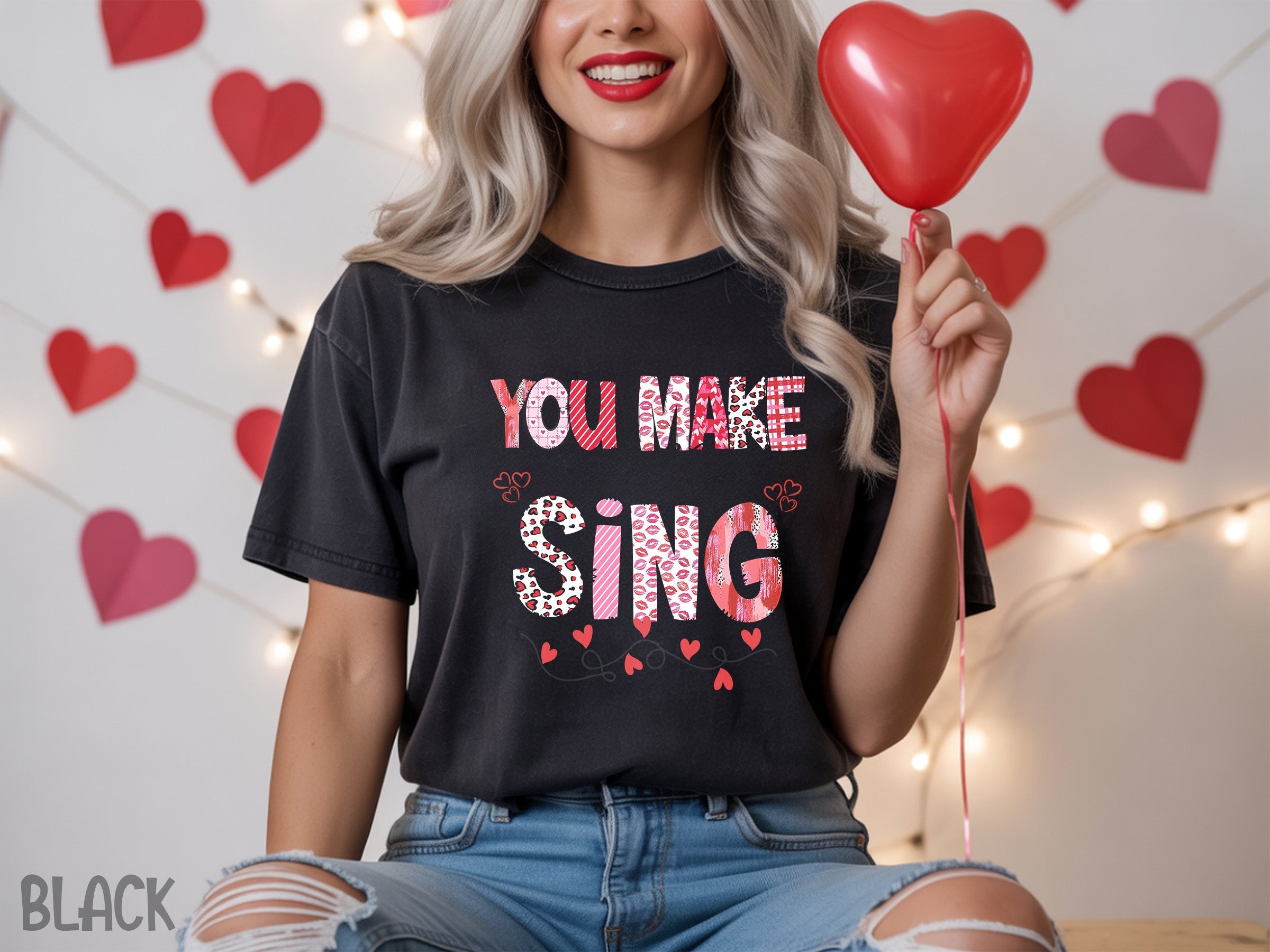 valentines 082 love doodle dtf transfer