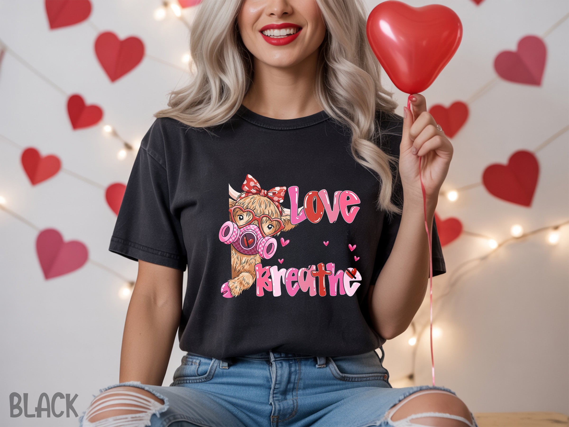 valentines 088 love doodle dtf transfer